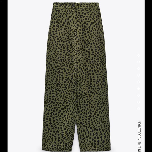 Zara 2-Piece Animal Print Shirt & Pants Set SIZE Small - Picture 9 of 16